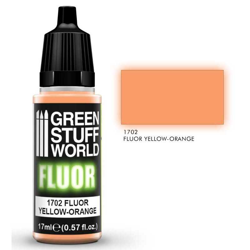 Green Stuff World - Fluor Paint Yellow-Orange (17ml)