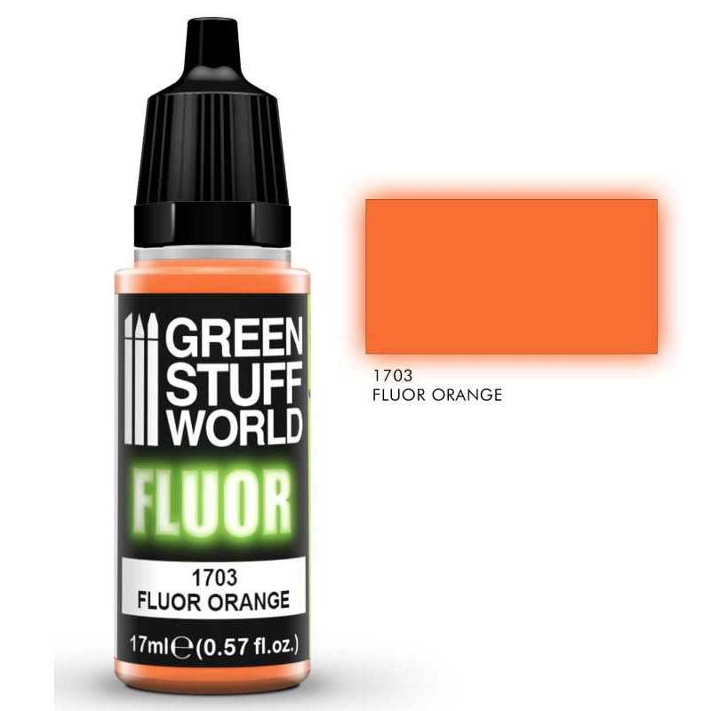 Green Stuff World - Fluor Paint Orange (17ml)