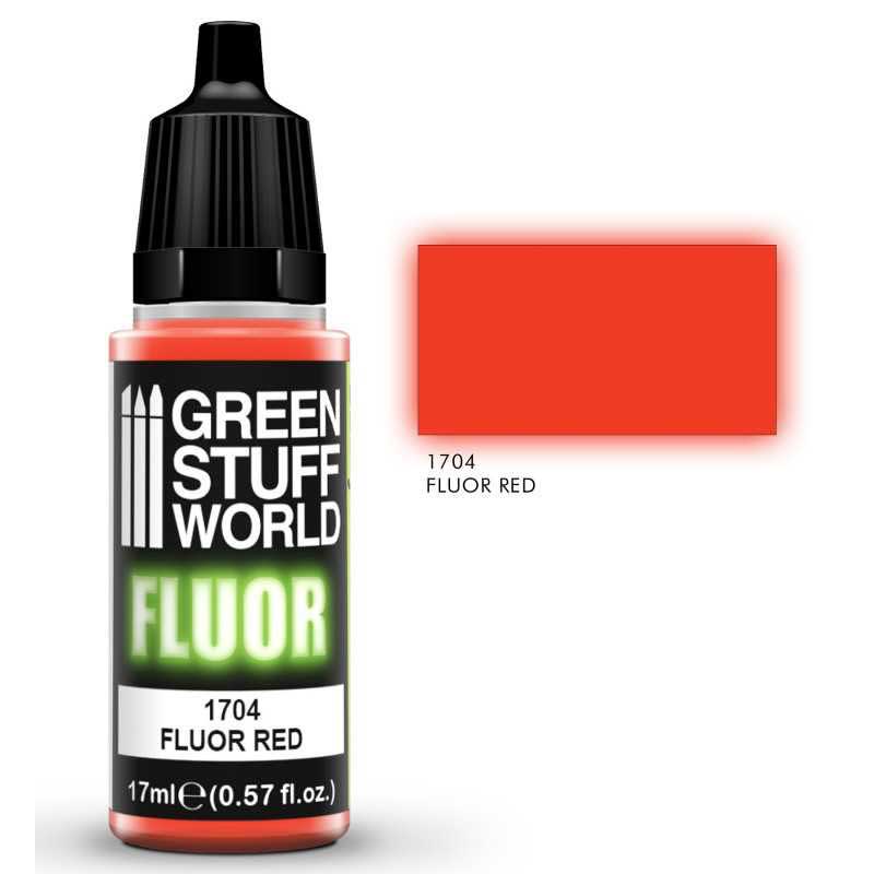 Green Stuff World - Fluor Paint Red (17ml)