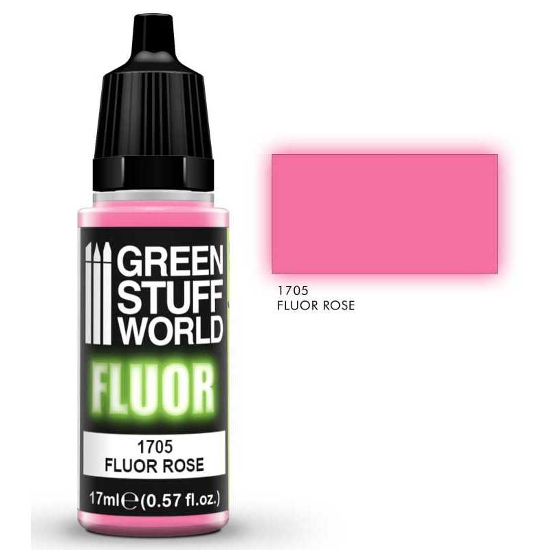 Green Stuff World - Fluor Paint Rose (17ml)