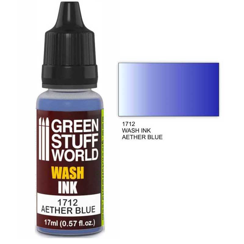 Green Stuff World - Wash Ink Aether Blue (17ml)
