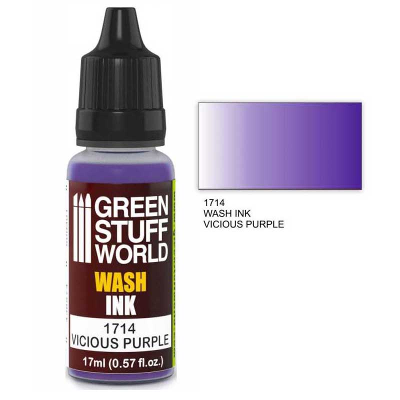 Green Stuff World - Wash Ink Vicious Purple (17ml)