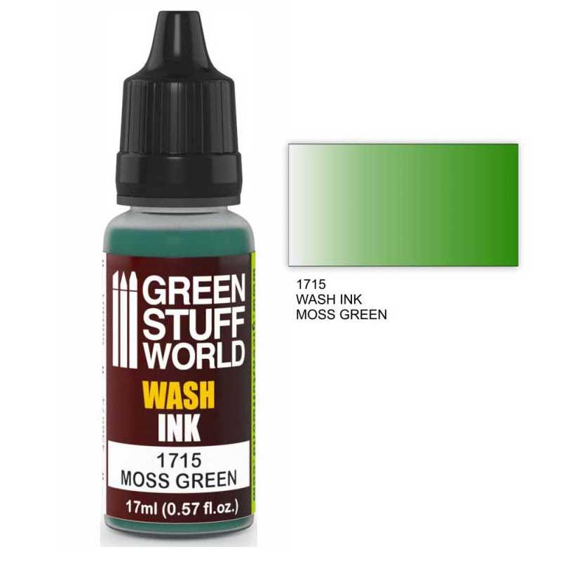 Green Stuff World - Wash Ink Moss Green (17ml)