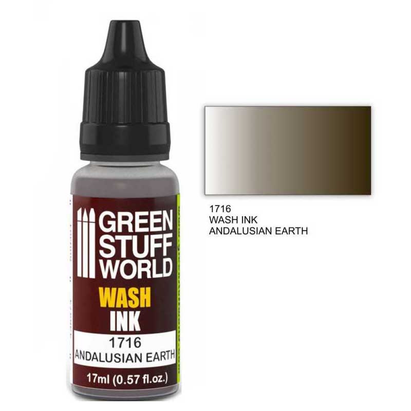 Green Stuff World - Wash Ink Andalusian Earth (17ml)
