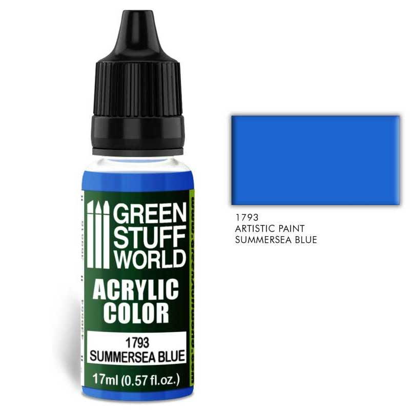 Green Stuff World - Acrylic Color Summersea Blue (17ml)