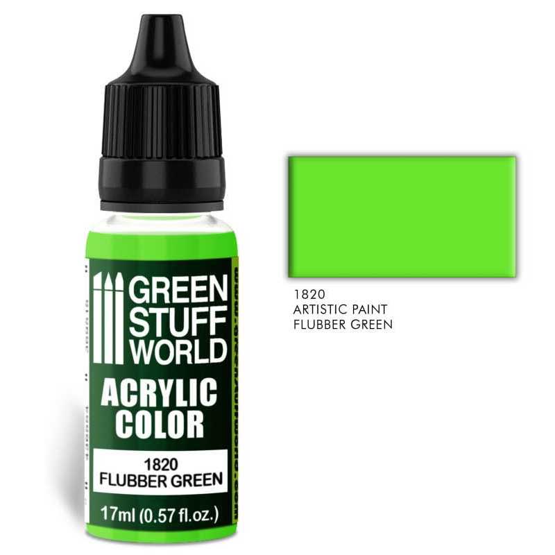 Green Stuff World - Acrylic Color Flubber Green (17ml)