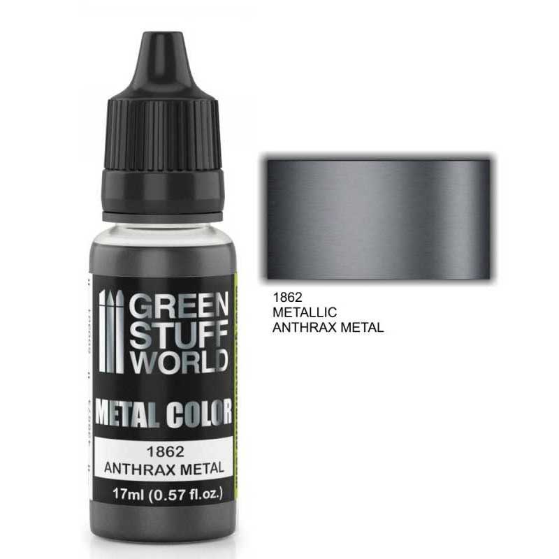 Green Stuff World - Metallic Paint Anthrax Metal (17ml)
