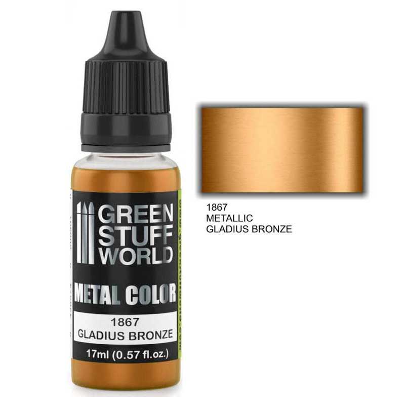 Green Stuff World - Metallic Paint Gladius Bronze (17ml)