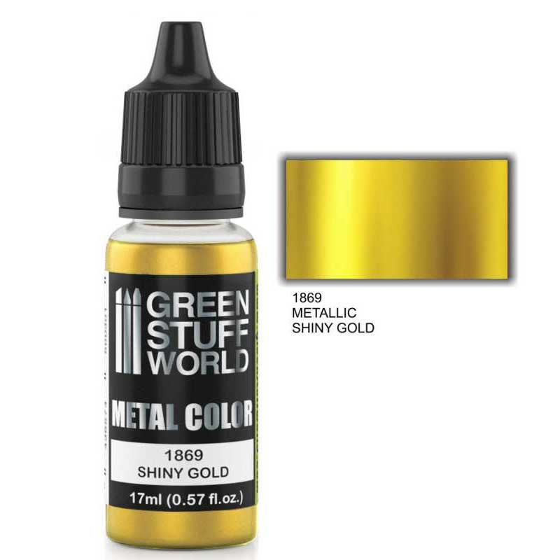 Green Stuff World - Metallic Paint Shiny Gold (17ml)