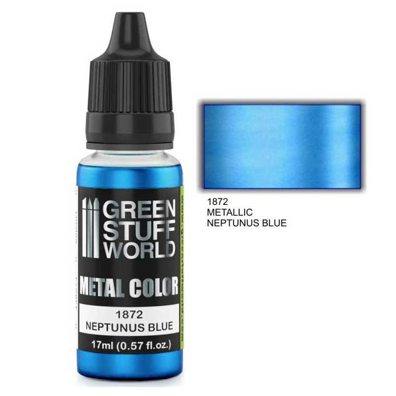 Green Stuff World - Metallic Paint Neptunus Blue (17ml)
