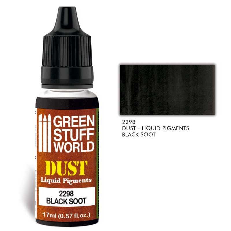 Green Stuff World - Liquid Pigments Black Soot (17ml)