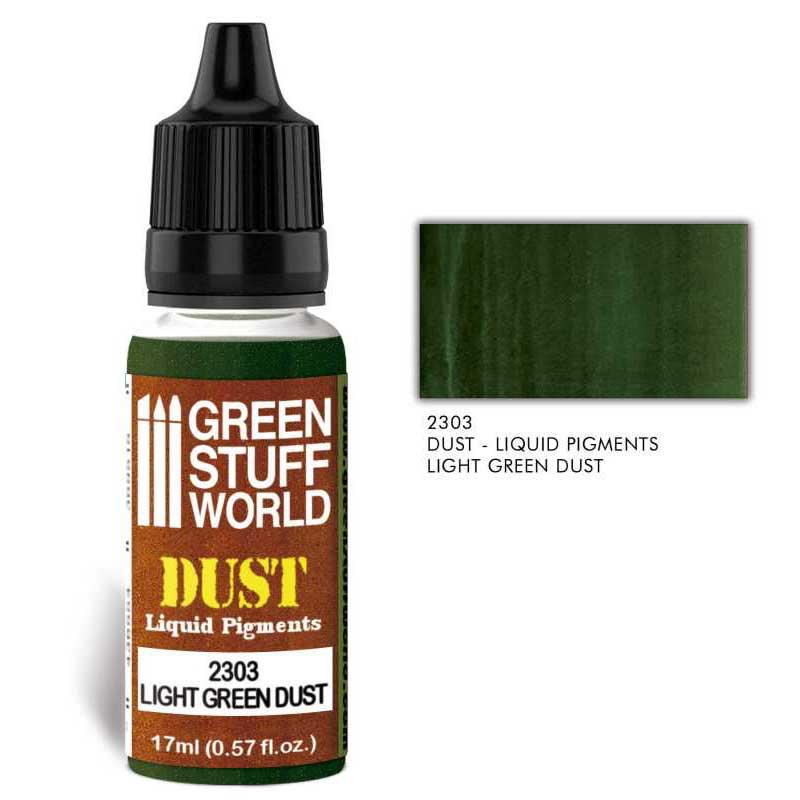 Green Stuff World - Liquid Pigments Light Green Dust (17ml)