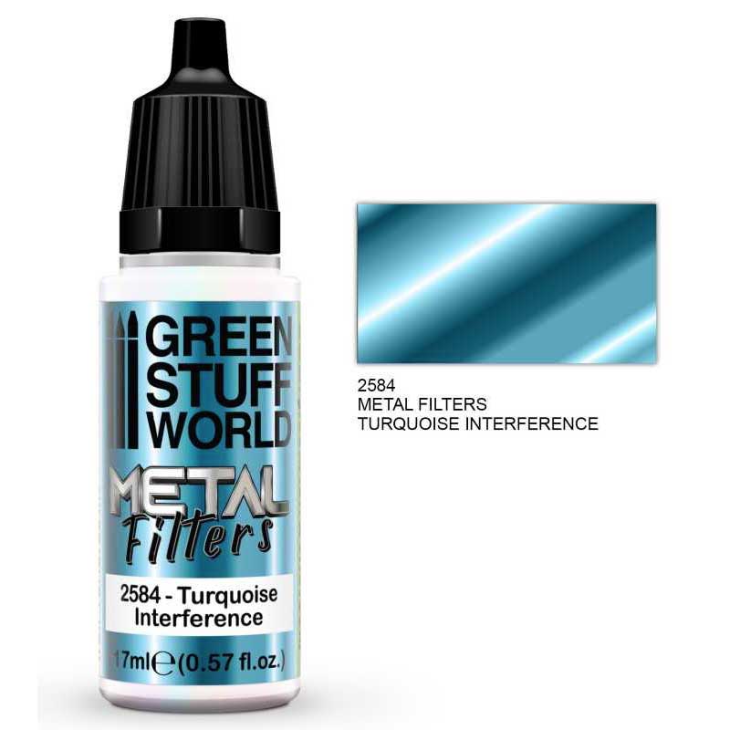 Green Stuff World - Metal Filters - Turquoise Interference (17ml)