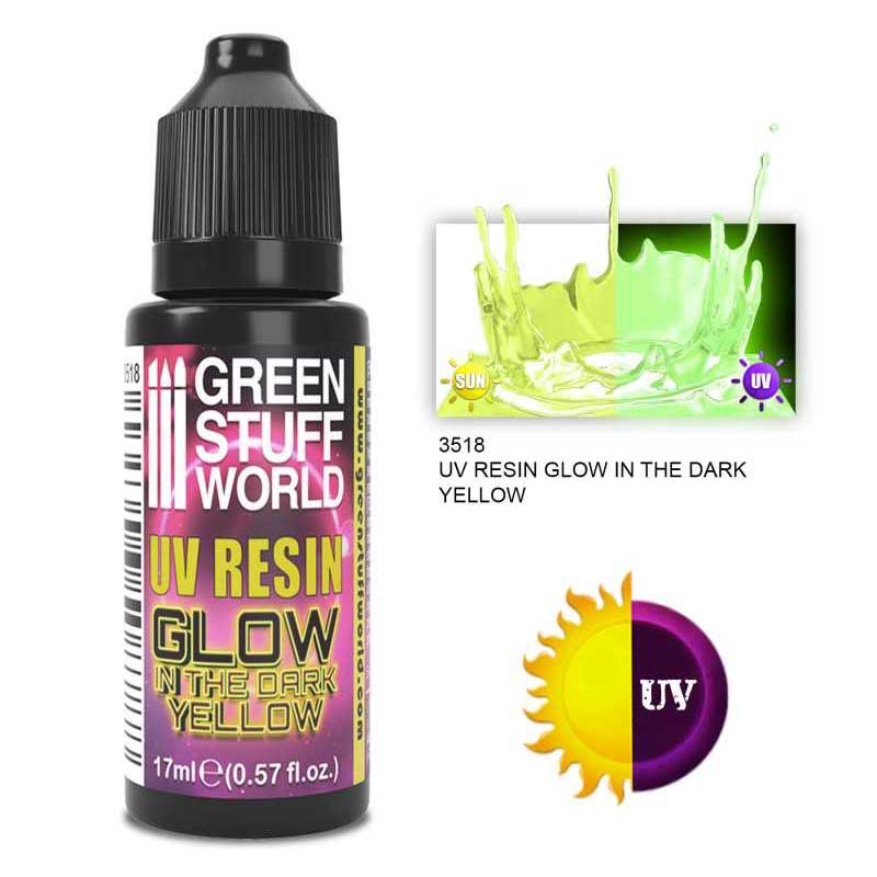 Green Stuff World - Uv Resin Yellow - Glow In The Dark (17ml)