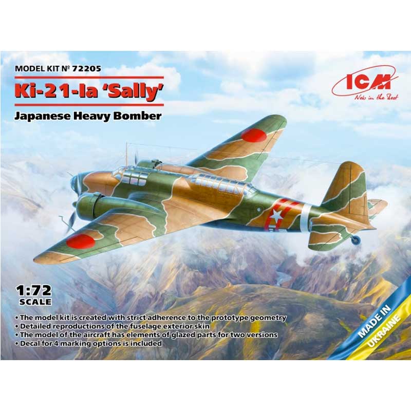 1/72 Mitsubishi Ki-21-Ia 'Sally' 72205 ICM