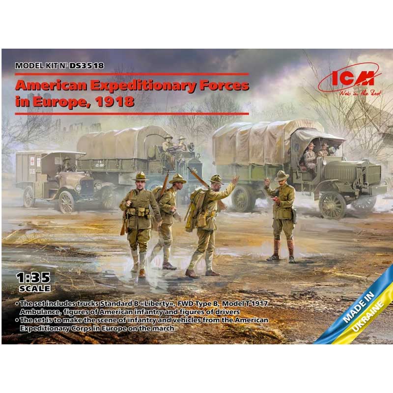 1/35 American Expeditionary Forces - Europe, 1918 ICM DS3518