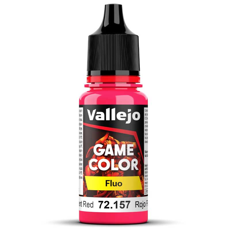 Vallejo Game Color Fluorescent Red (18ml) 72.157