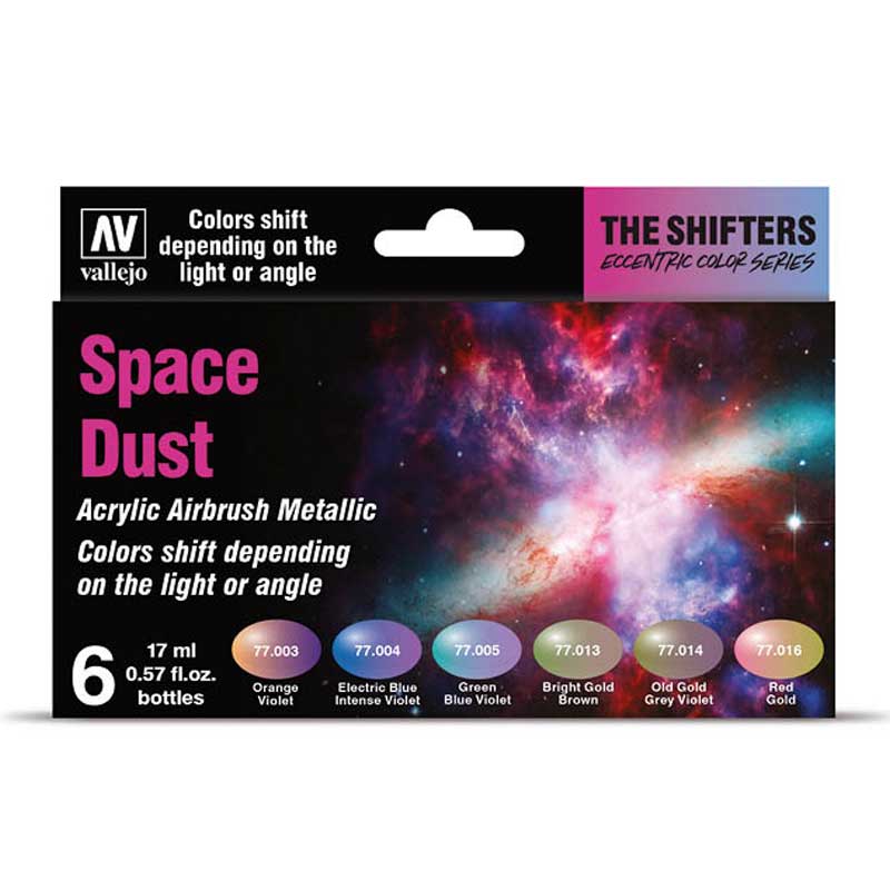 Vallejo Eccentric Colors The Shifters - Space Dust Set 77.091