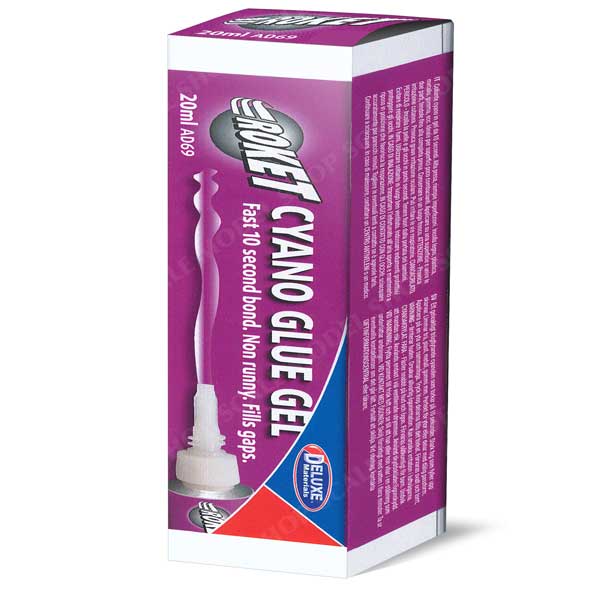 Deluxe Materials Roket Cyano Gel (20ml) AD-69