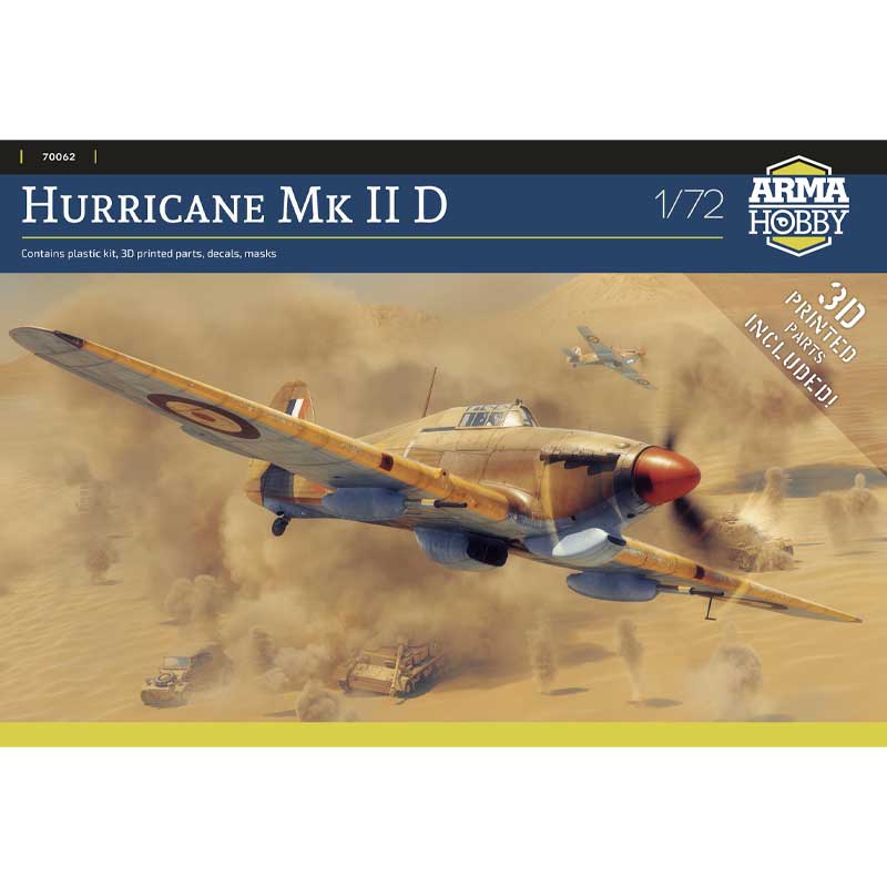 Arma Hobby Hawker Hurricane Mk IID Set (1/72) 70062