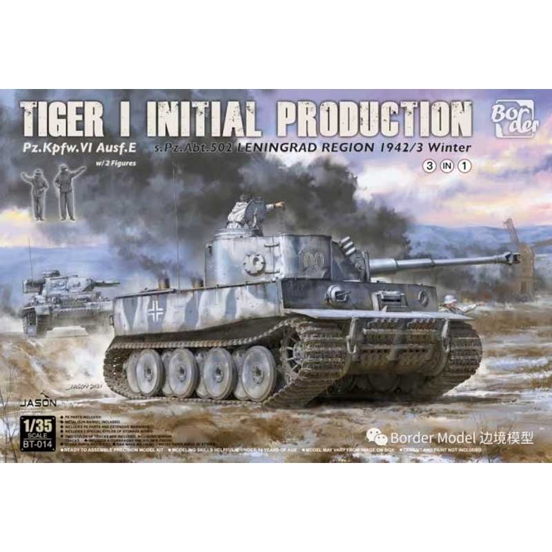 Border Model Tiger I Initial s.Pz.Abt.502 Leningrad (1/35) BT-014