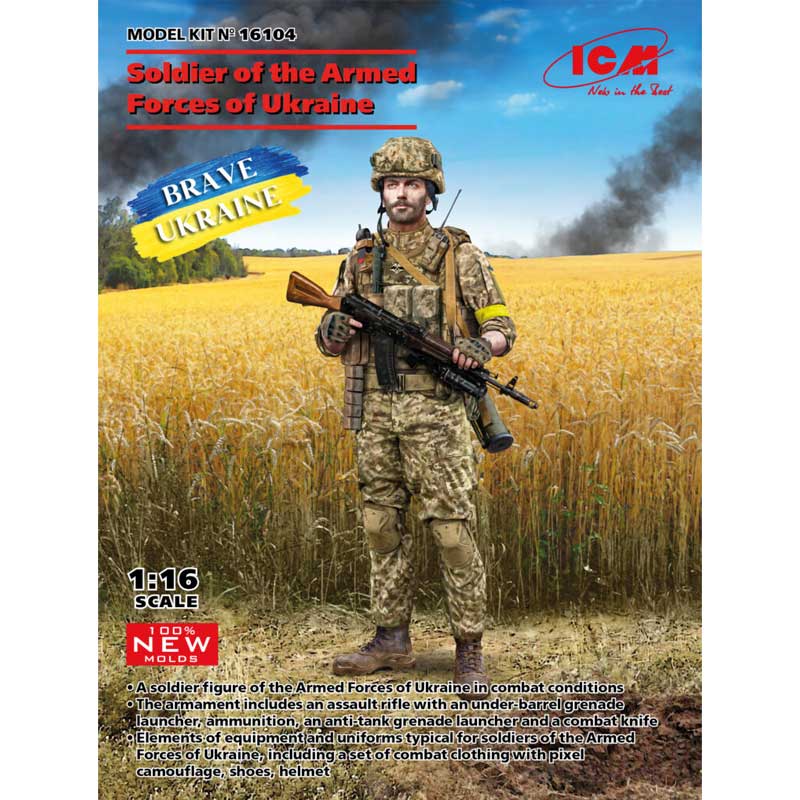 1/16 Soldier of the Armed Forces of Ukraine 16104 ICM