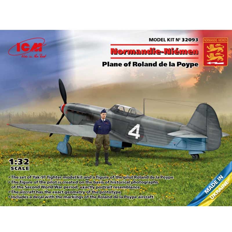 1/32  Normandy-Neman. Plane of Roland de la Poype 32093 ICM