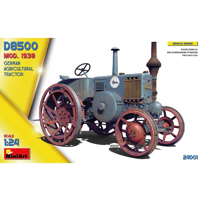 Miniart German D8500 Mod 1938 Agricultural Tractor (1/24) 24001