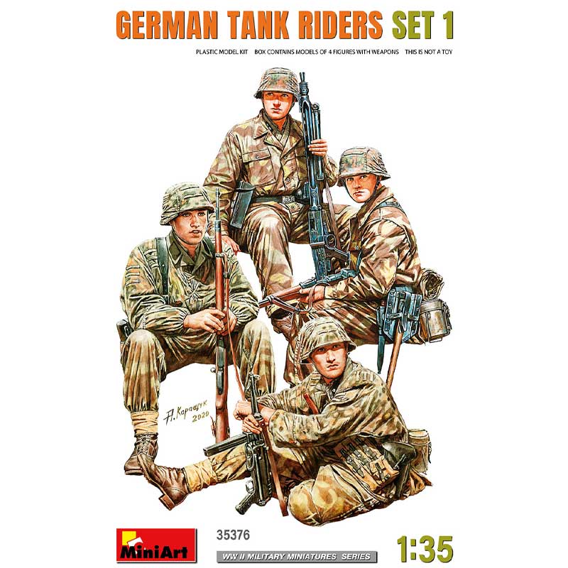 Miniart German Tank Riders Set 1 (1/35) 35376