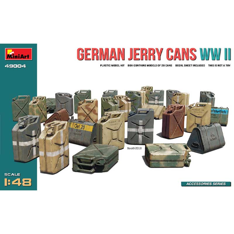 Miniart German Jerry Cans WWII (1/48) 49004