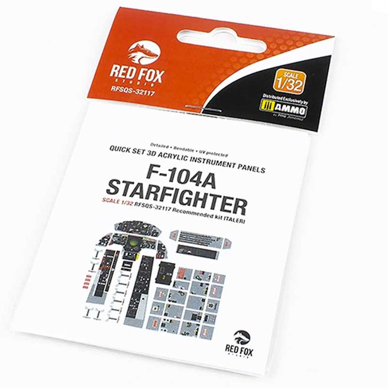 1/32 F-104A Starfighter (for Italeri kit) SQS-32117 Red Fox Studio