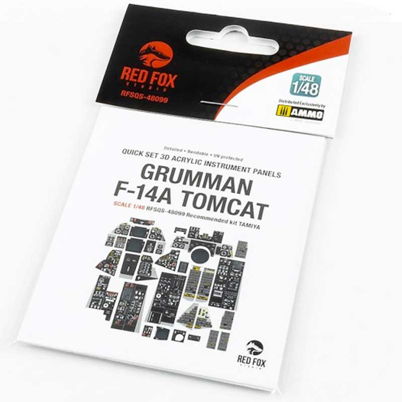 1/48 F-14 A Tomcat (for Tamiya kit) SQS-48099 Red Fox Studio