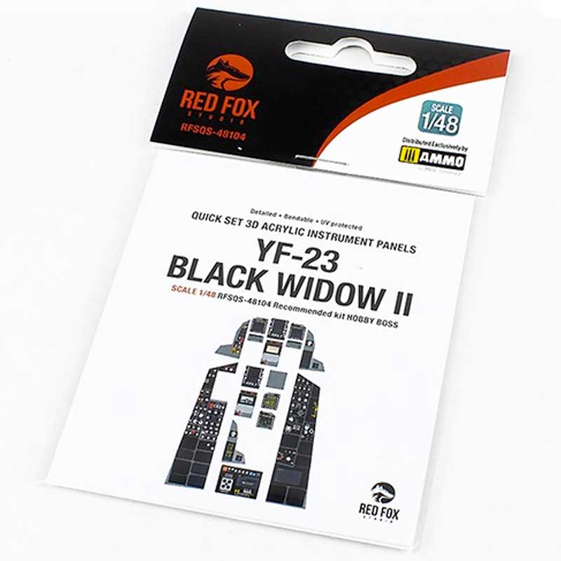 1/48 YF-23 Black Widow II (for Hobby Boss kit) SQS-48104 Red Fox Studio