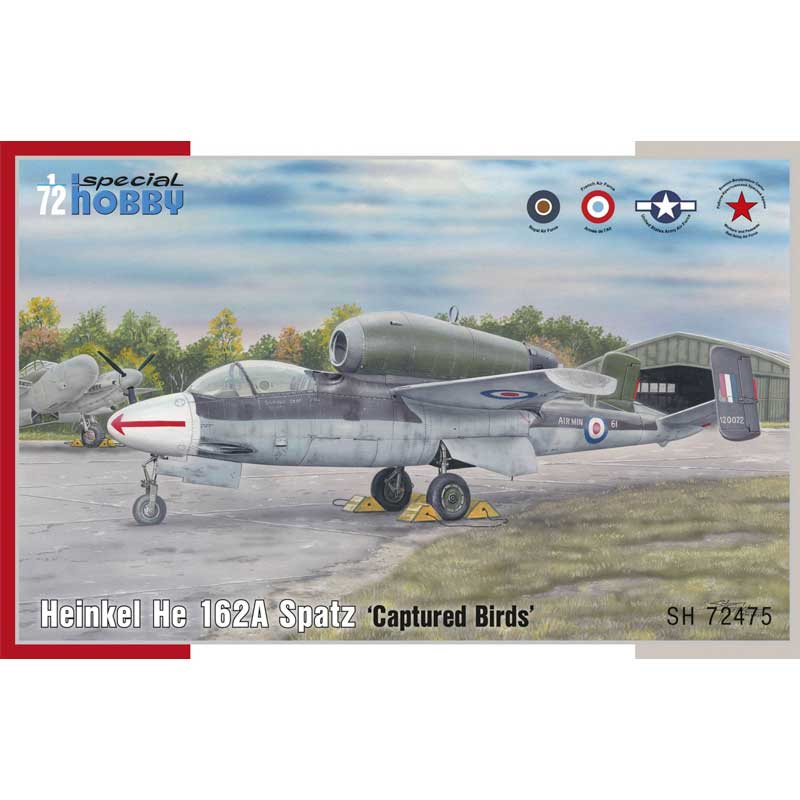 Special Hobby Heinkel He-162A Spatz 'Captured Birds' (1/72) SH72475