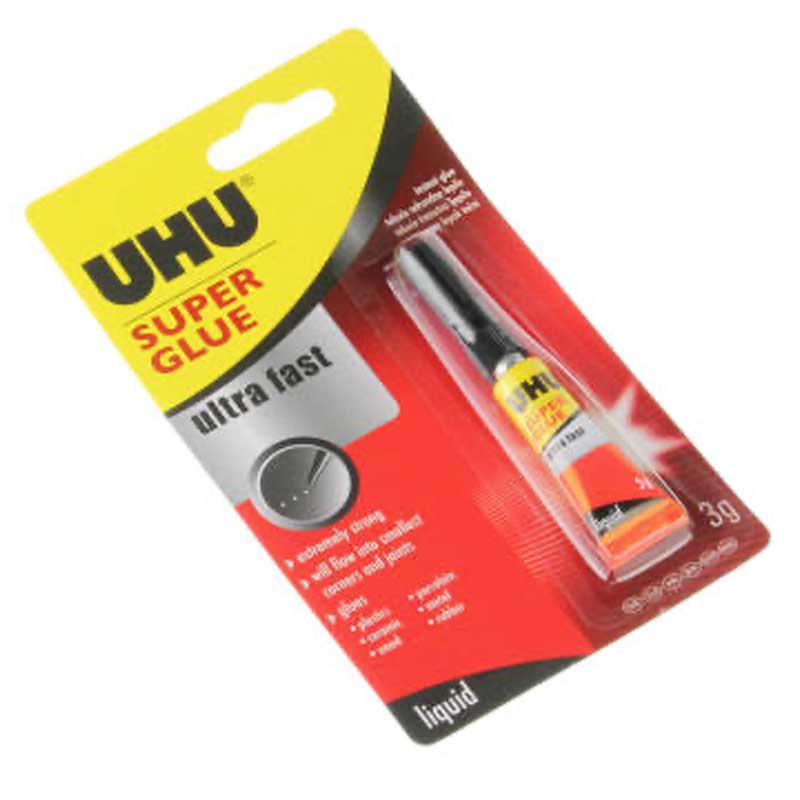3g Super Glue Ultra Fast Liquid UHU 40755