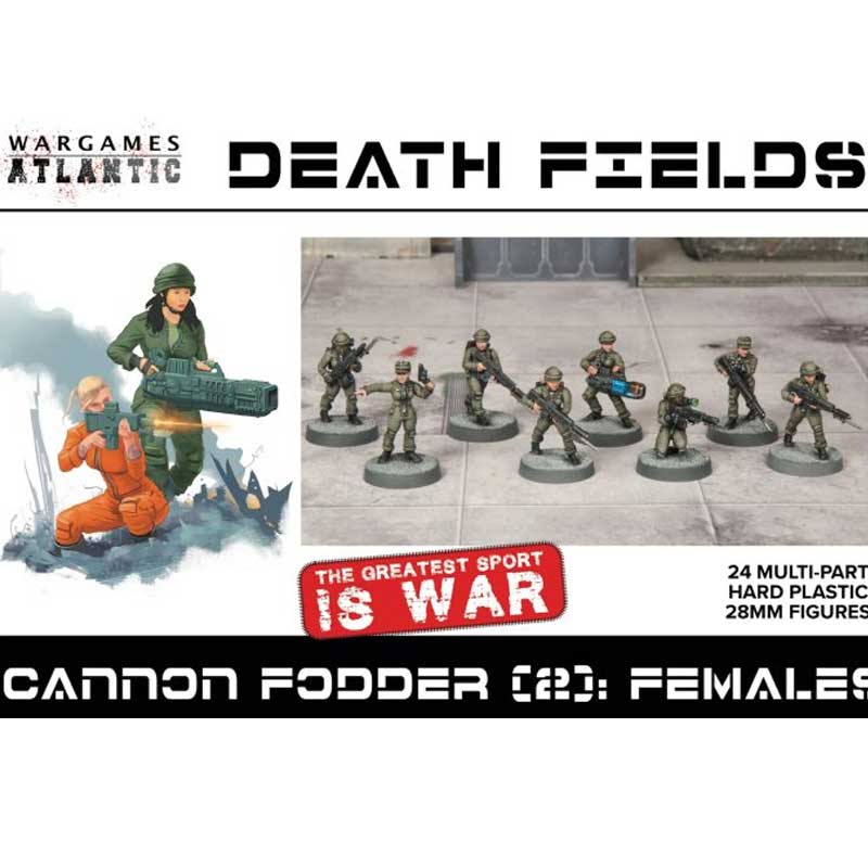 Wargames Atlantic Cannon Fodder (2): Females (28mm) |WAADF006