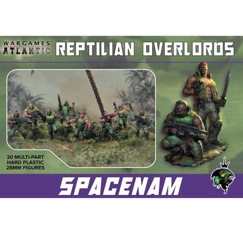 Wargames Atlantic SpaceNam Reptilian Overloards (28mm) |WAARO001