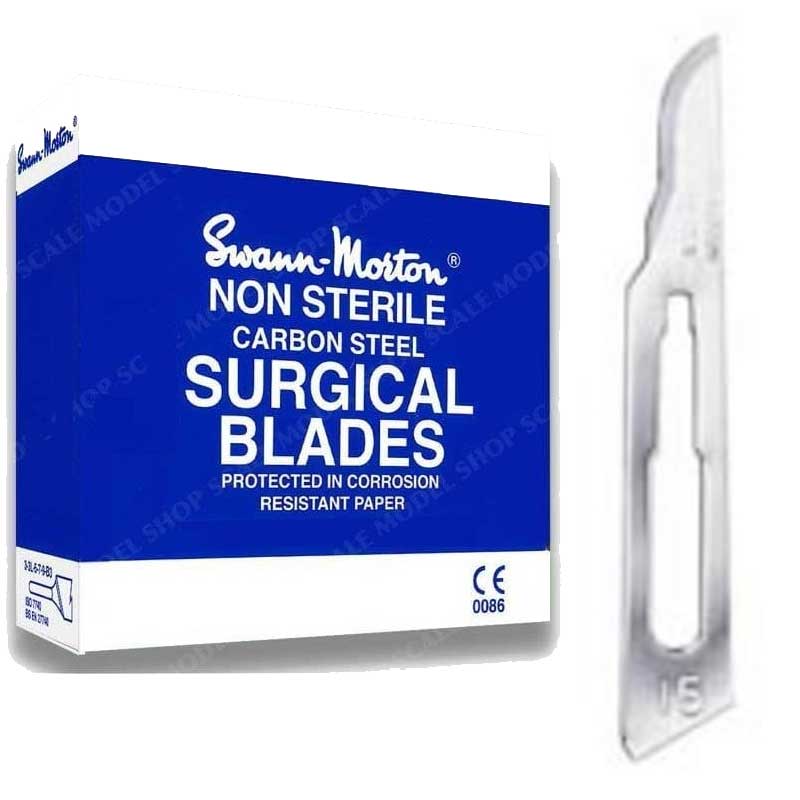 Swann Morton  No.15 Scalpel Blades (100 Pack) 0105