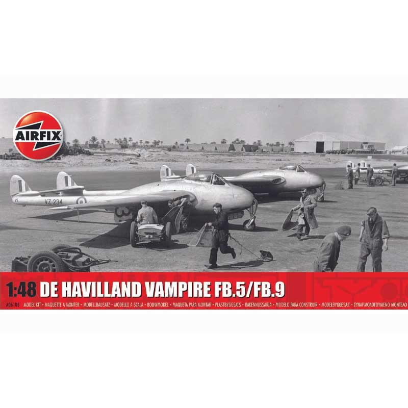 Airfix De Havilland Vampire FB.5/FB.9 (1/48) A06108