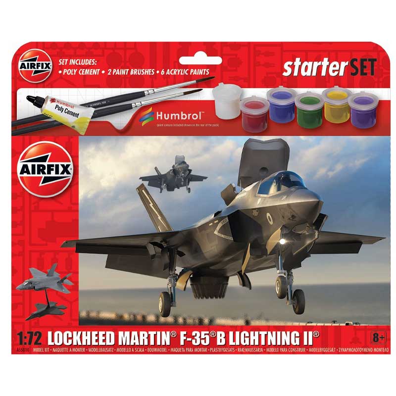 Airfix Starter Set - Lockheed Martin F-35B Lightning II A55010 (1/72) A55010