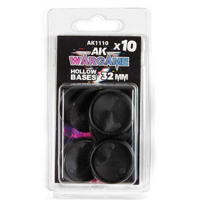 AK Interactive Hollow Base 32mm - 10 Units AK-1110