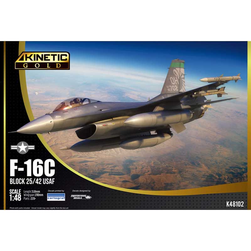 1/48 Lockheed-Martin F-16C block 25/42 USAF K48102 Kinetic