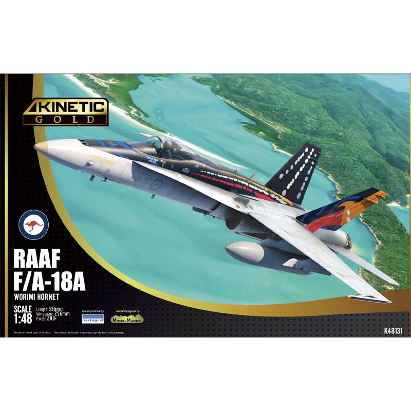 1/48 McDonnell-Douglas F/A-18A Hornet RAAF Worimi K48131 Kinetic