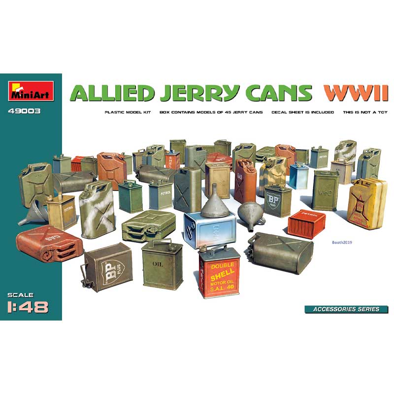 Miniart Allied Jerry Cans WWII (1/48) 49003