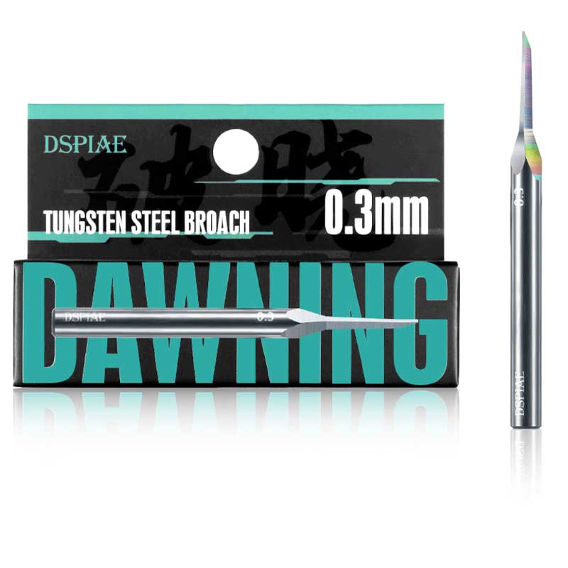 DSPIAE Dawning Tungsten Steel Push Broach 0.3mm XPB-03