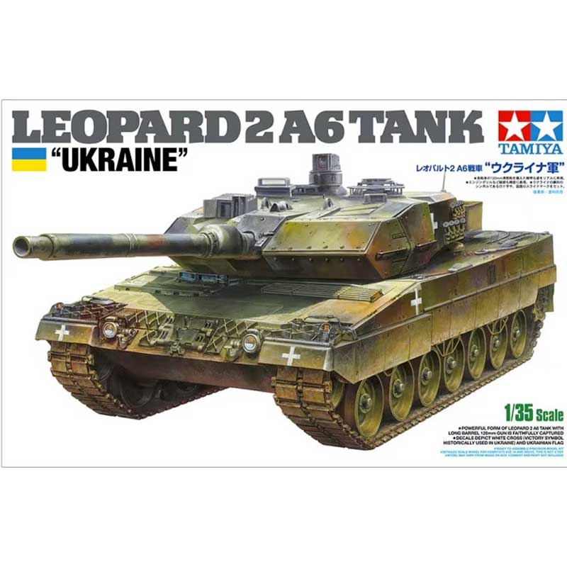 Tamiya Leopard 2A6 Tank Ukraine (1/35) 25207