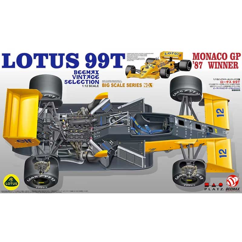 1/12 Lotus 99T 1987 World Champions Monaco GP B12001 Beemax