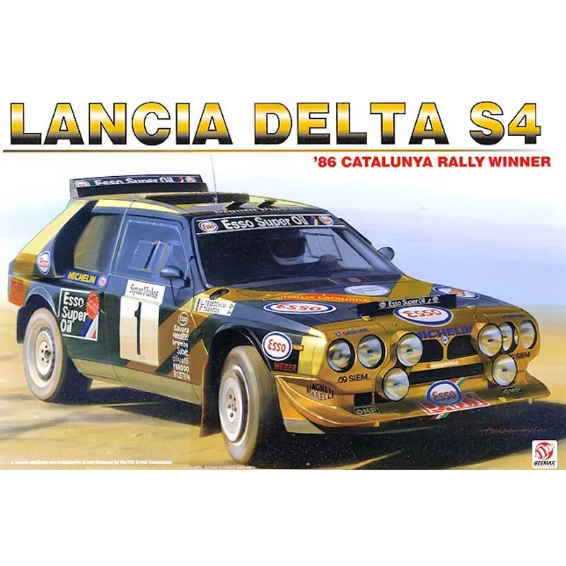 1/24 Lancia Delta S4 '86 Catalonia Rally Winner B24034 Beemax