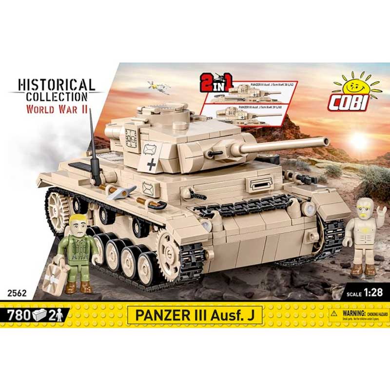 Panzer III Ausf. J (780pcs) 2562 Cobi