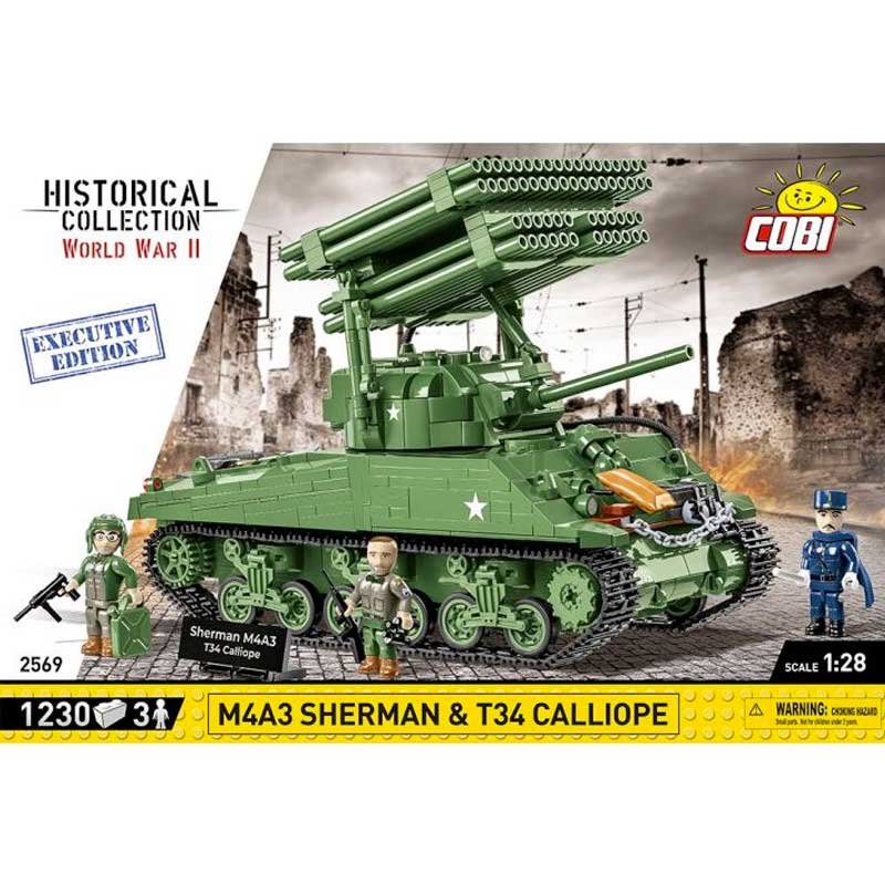 M4A3 Sherman & T34 Calliope - Executive Editon (1230pcs) 2569 Cobi